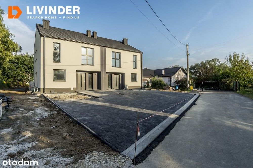 Dom w zabudowie bliźniaczej 2 łazienki 6 pokoi