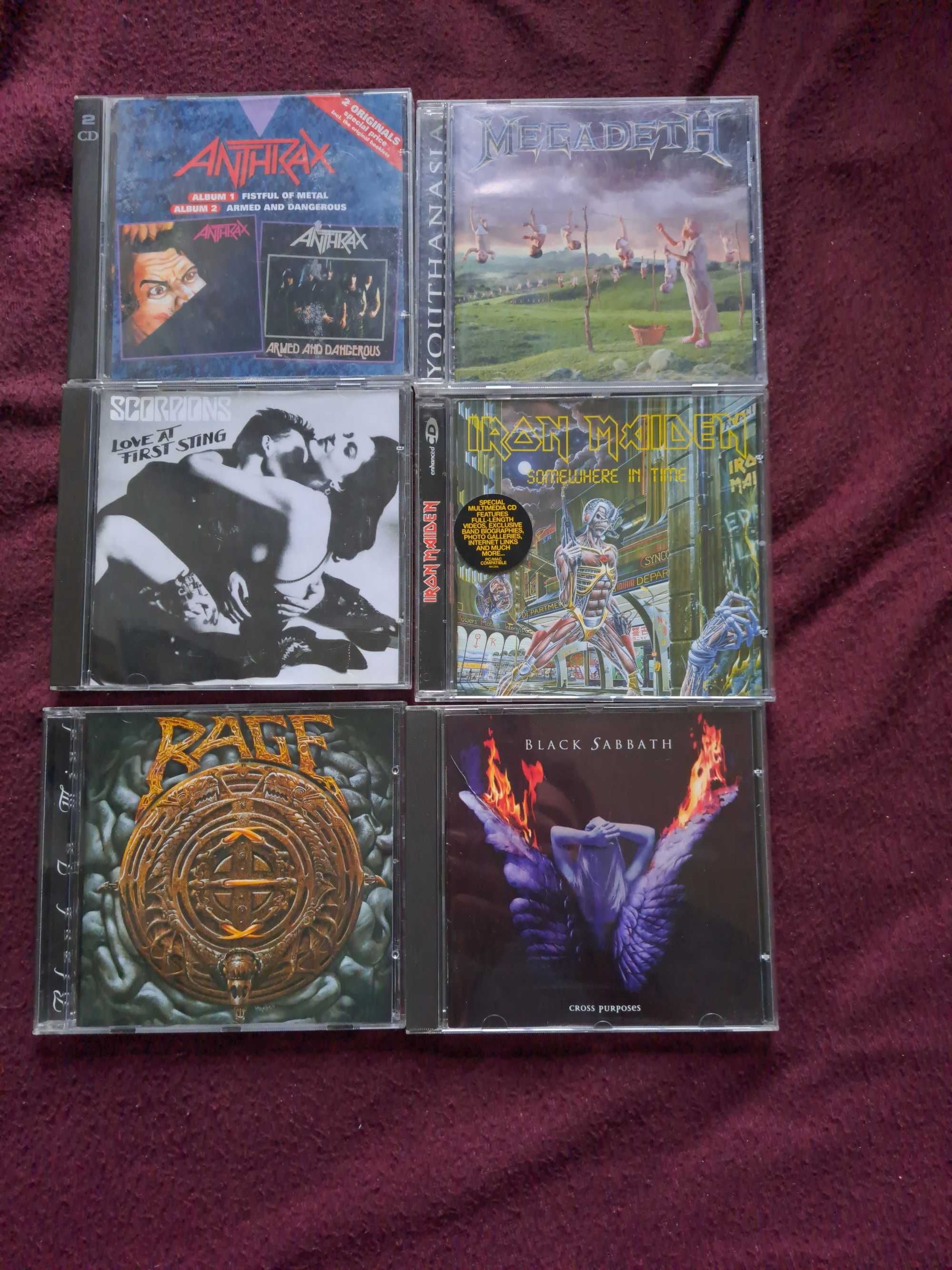 Cds Heavy metal hard rock como novos