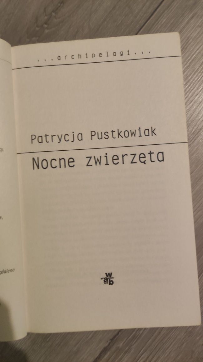 Nocne zwierzęta Patrycja Pustkowiak powieść kryminał thriller