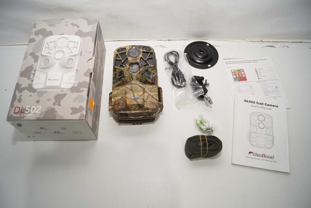 UsoGood 4K kamera do obserwacji zwierząt WiFi Bluetooth fotopułapka