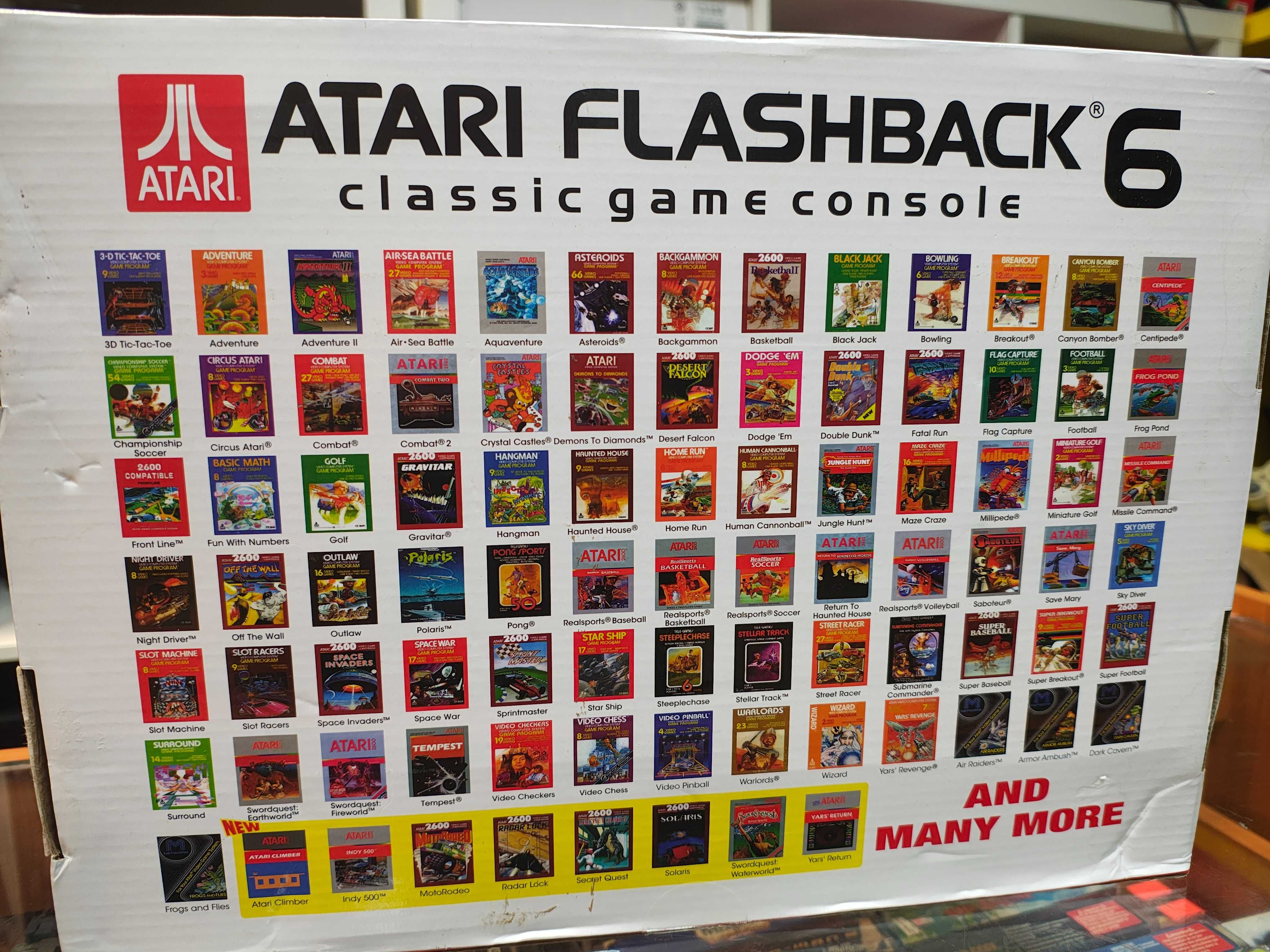 Konsola przewodowa ATARI FLASHBACK 6 z 100 GIER retro SklepRetroWWA
