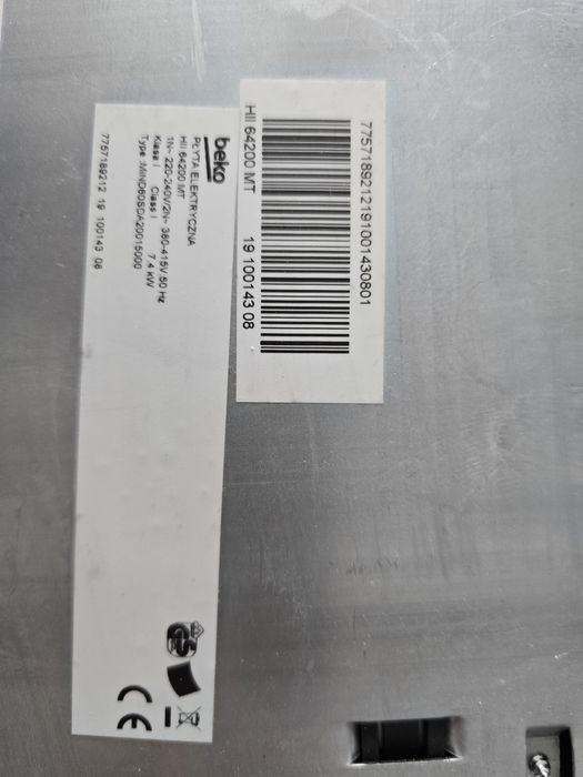 Płyta indukcyjna Beko HII 64200 MT