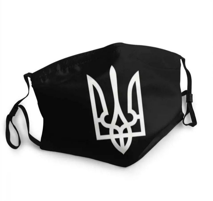 Маски хлопковые защитные, маска с гербом Украины, новая, на подарок