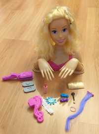Busto Barbie cabeleireiro e acessorios