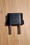 Adapter sieciowy gniazdka EU z US, Kanada 10A - przejściówka Black