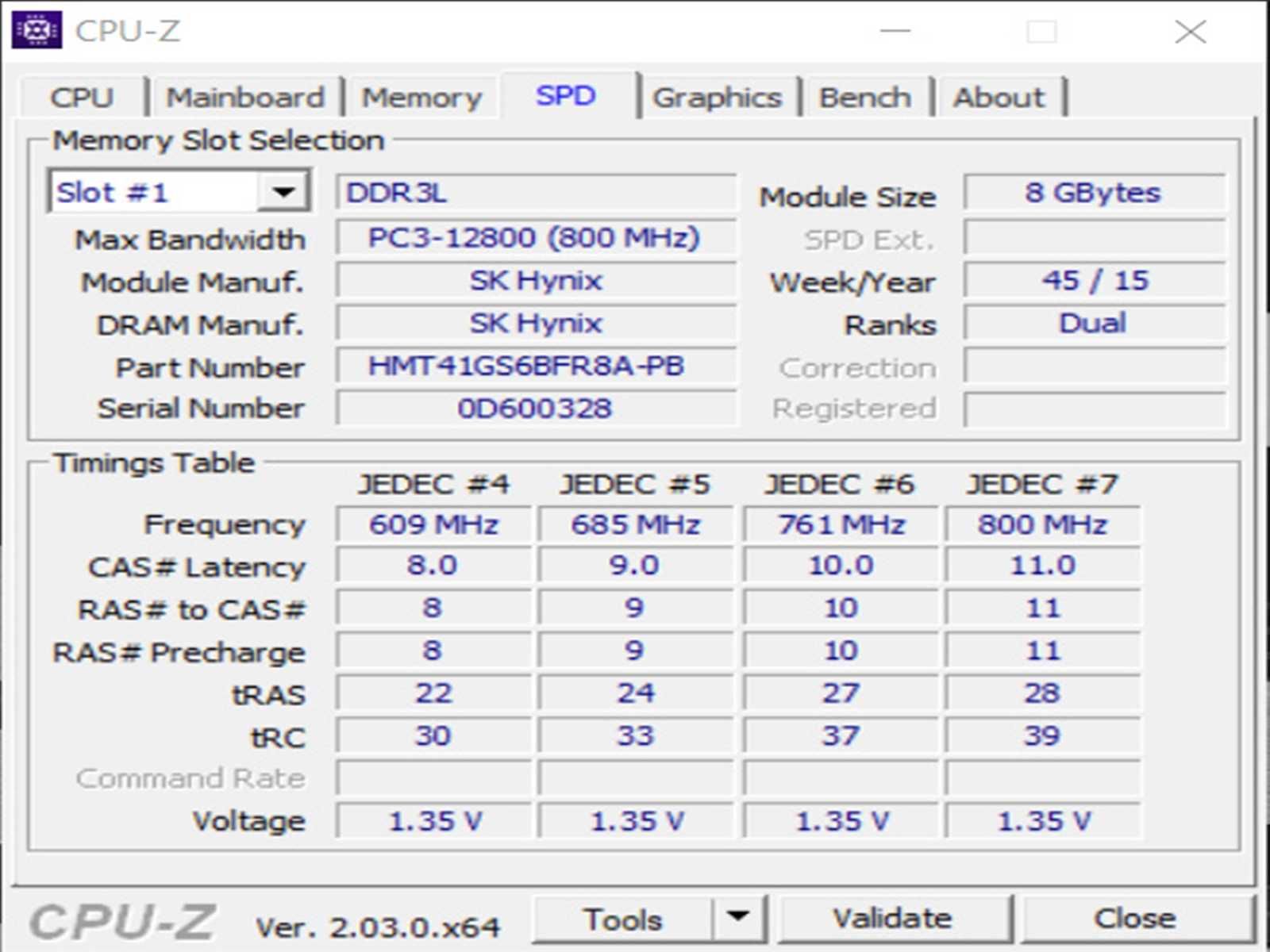 DDR3 16GB HyniX 12800 L