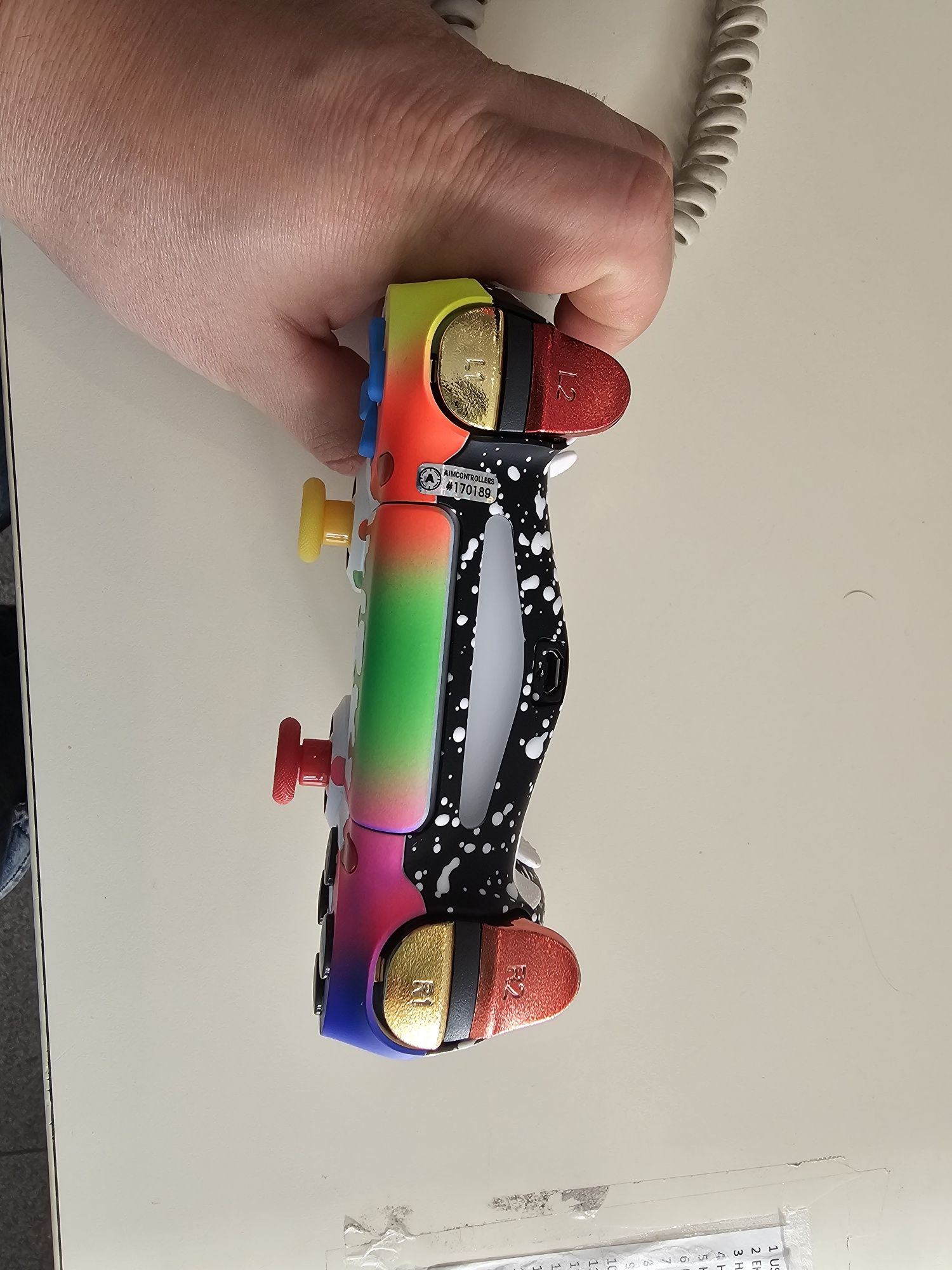 Pad ps4 aimcontrolers z lopatkami