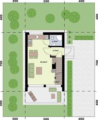 Budowa domów na zgłoszenie 70 m2 i 35 m2