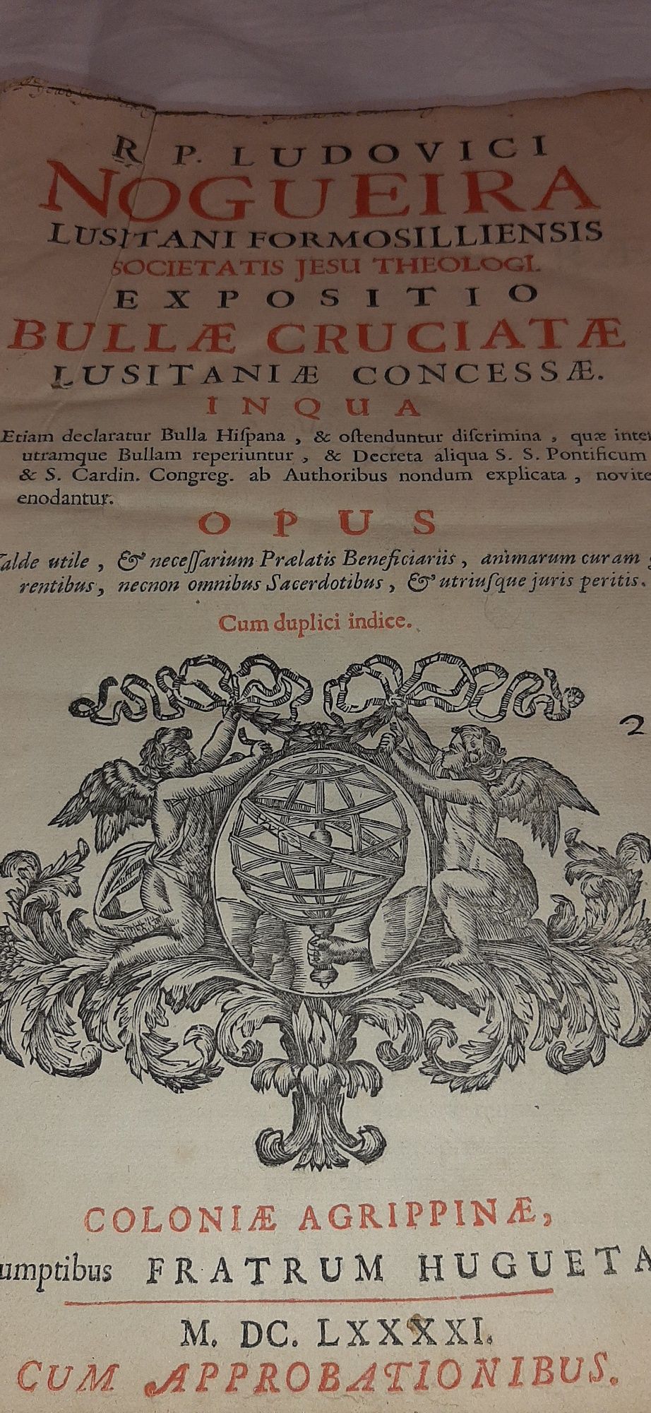 Antigo Livro  Religioso  do Ano 1691  Com Mais de 300 An