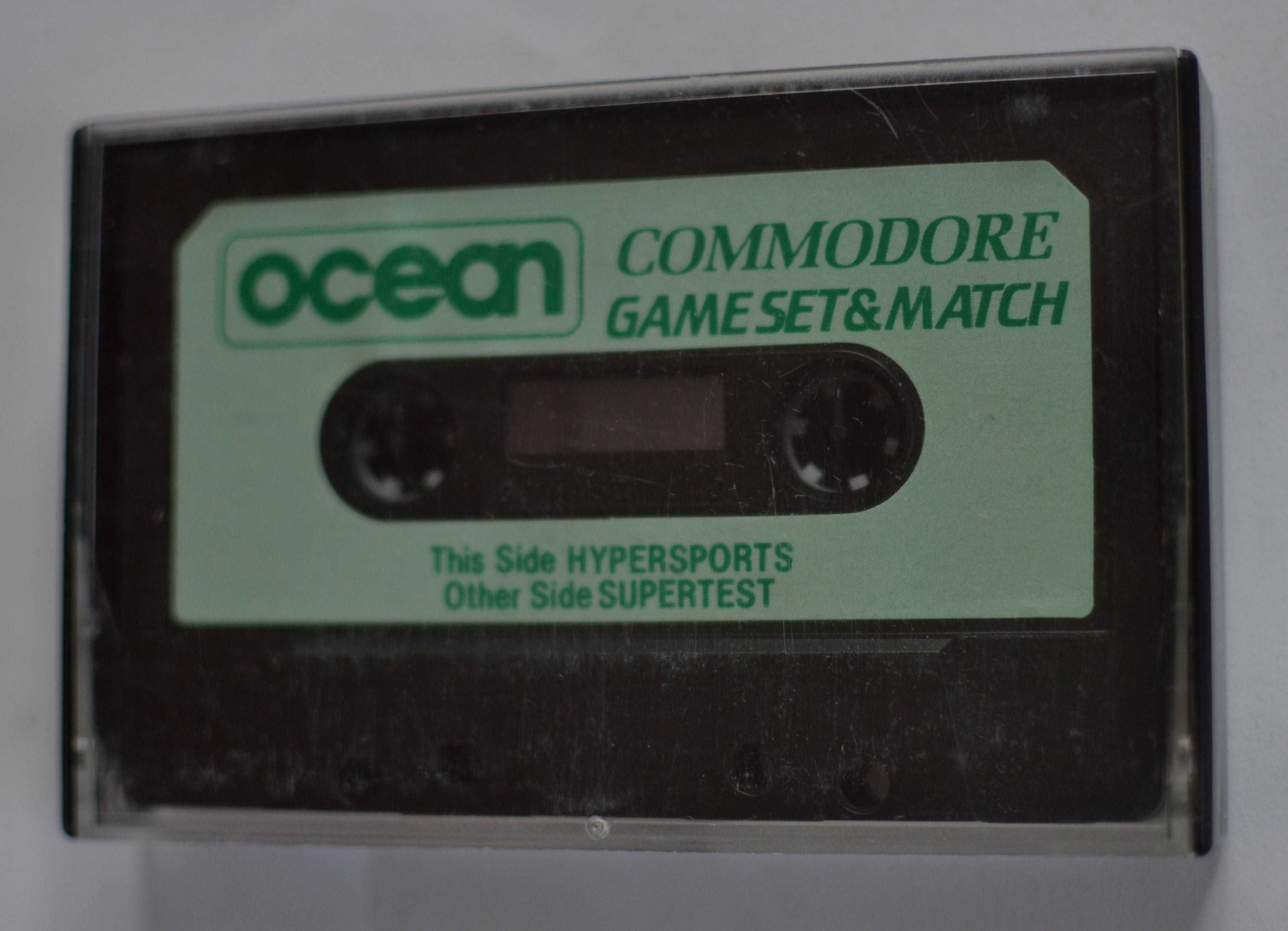 Gra: Commodore Game set&match Hypersports Supertest kaseta