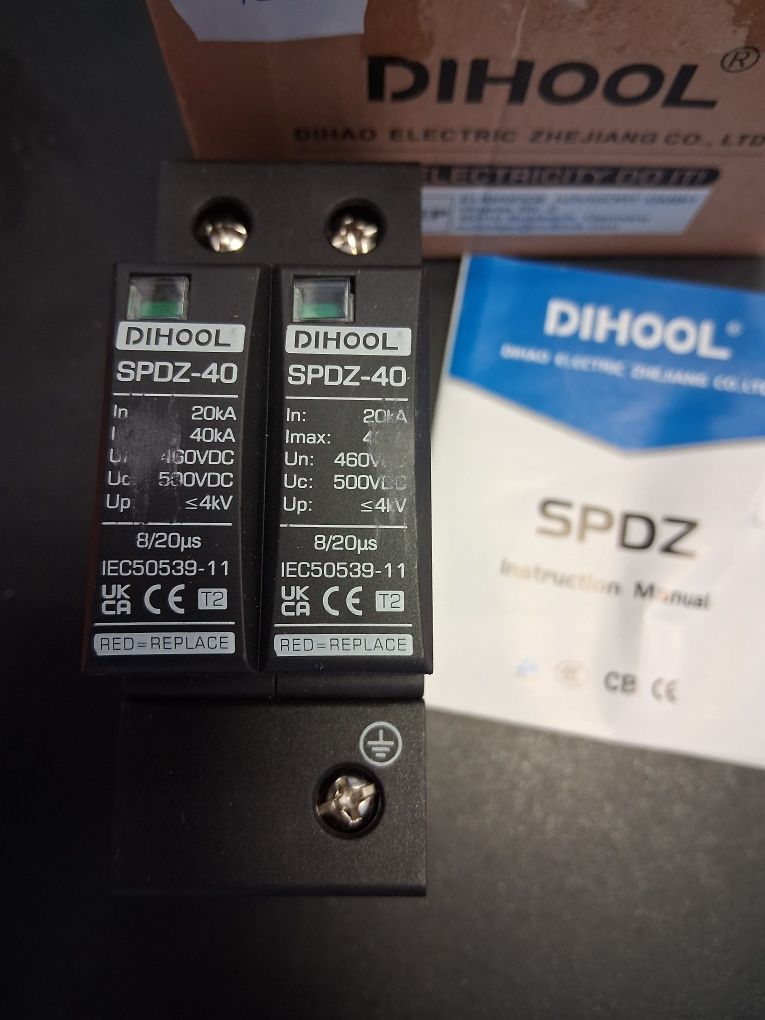Urządzenie przeciwprzepięciowe Oświetlenie 2P DC 12V 24V 48V 500V 1000