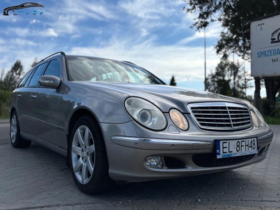 Mercedes-Benz Klasa E E500 306KM 4-MATIC Duże Serwisy Pełna Dokumentacja Nowa Pompa SBC