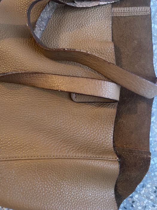 Saco tote em pele GAP