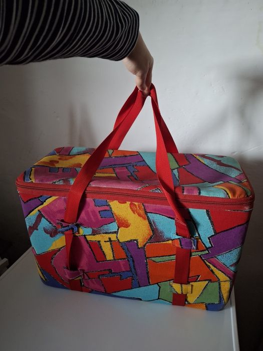 Lodówka turystyczna prl kolorowa