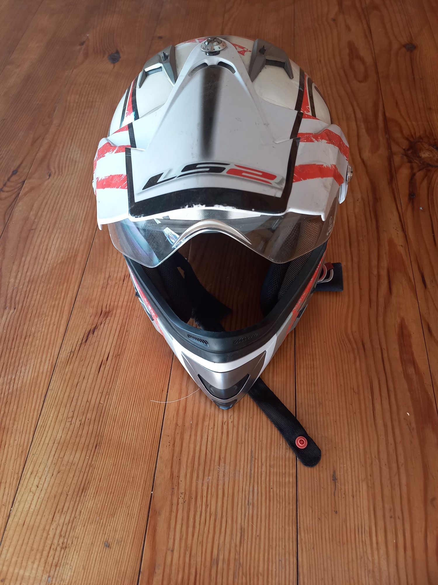Шлем шолом ендуро LS 2 stripe