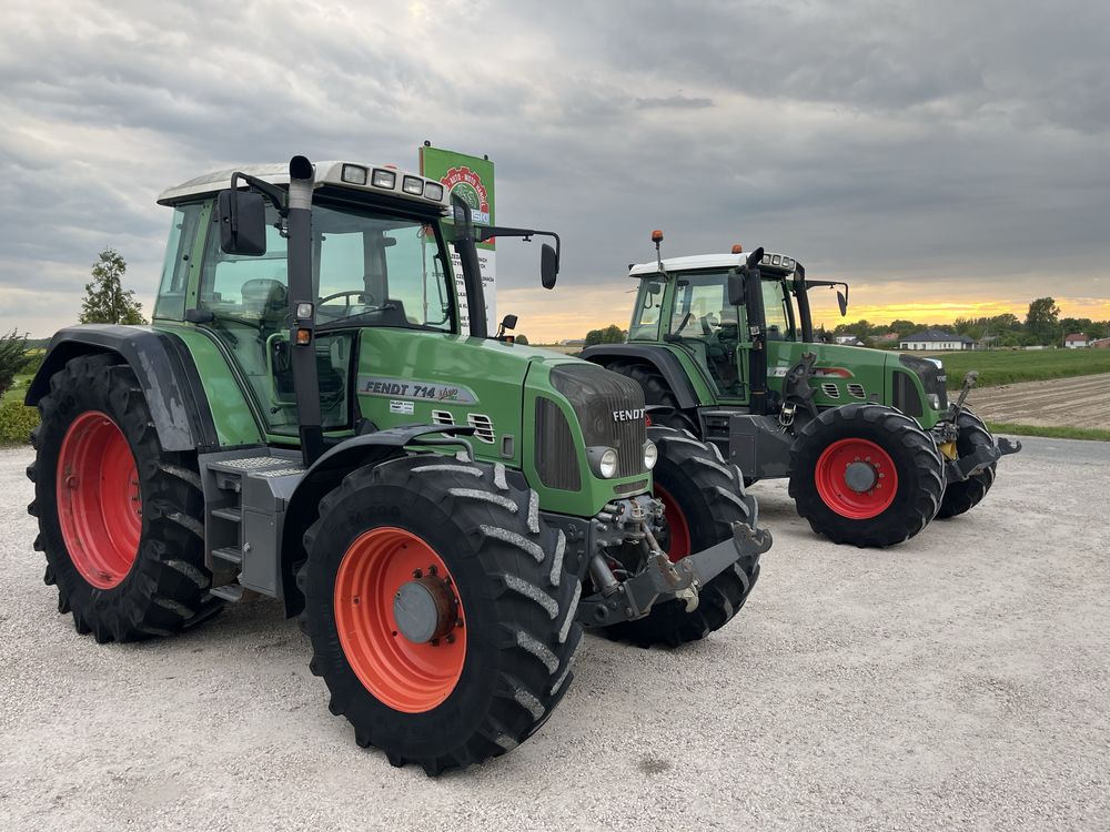 Fendt 714 Vario TMS Com 3 2009 Rok Tuz Wom Fendt 714 Tuz Com2 2004 Rok