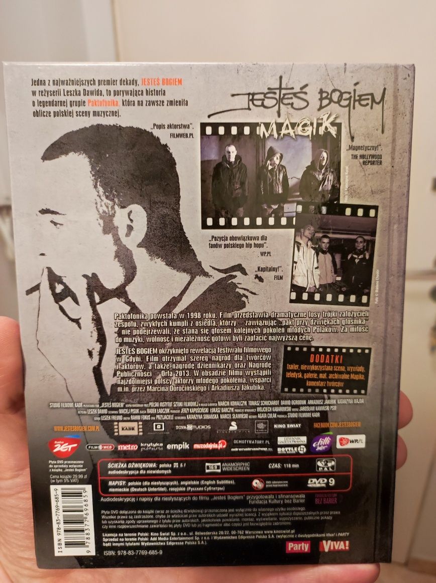 Jesteś Bogiem. Film DVD