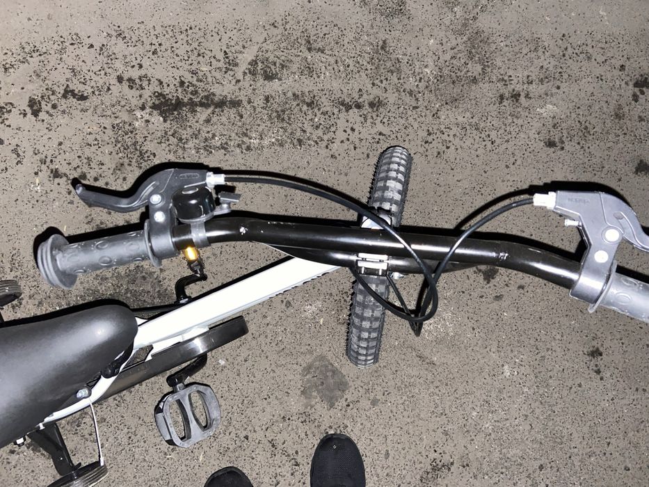 Детский велосипед Miqilong ST 16" Серебристый