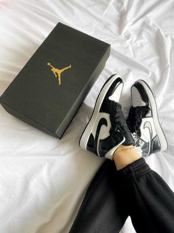 Nike Air Jordan 1Mid SE ASW Carbon Fiber, кроссовки эир джордан р36-45