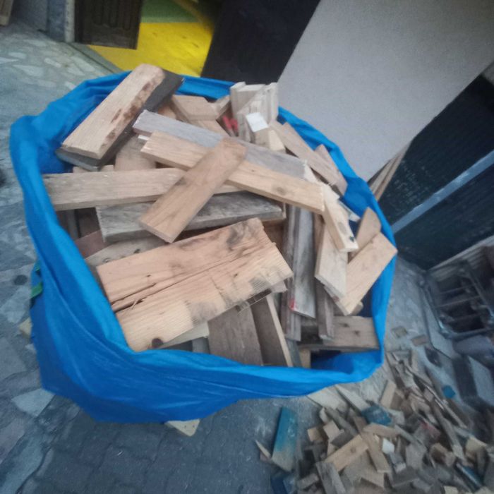 Big bag de lenha de paletes