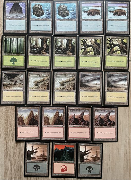 Magic The Gathering (Starter pack 91 cards + 22 manas)