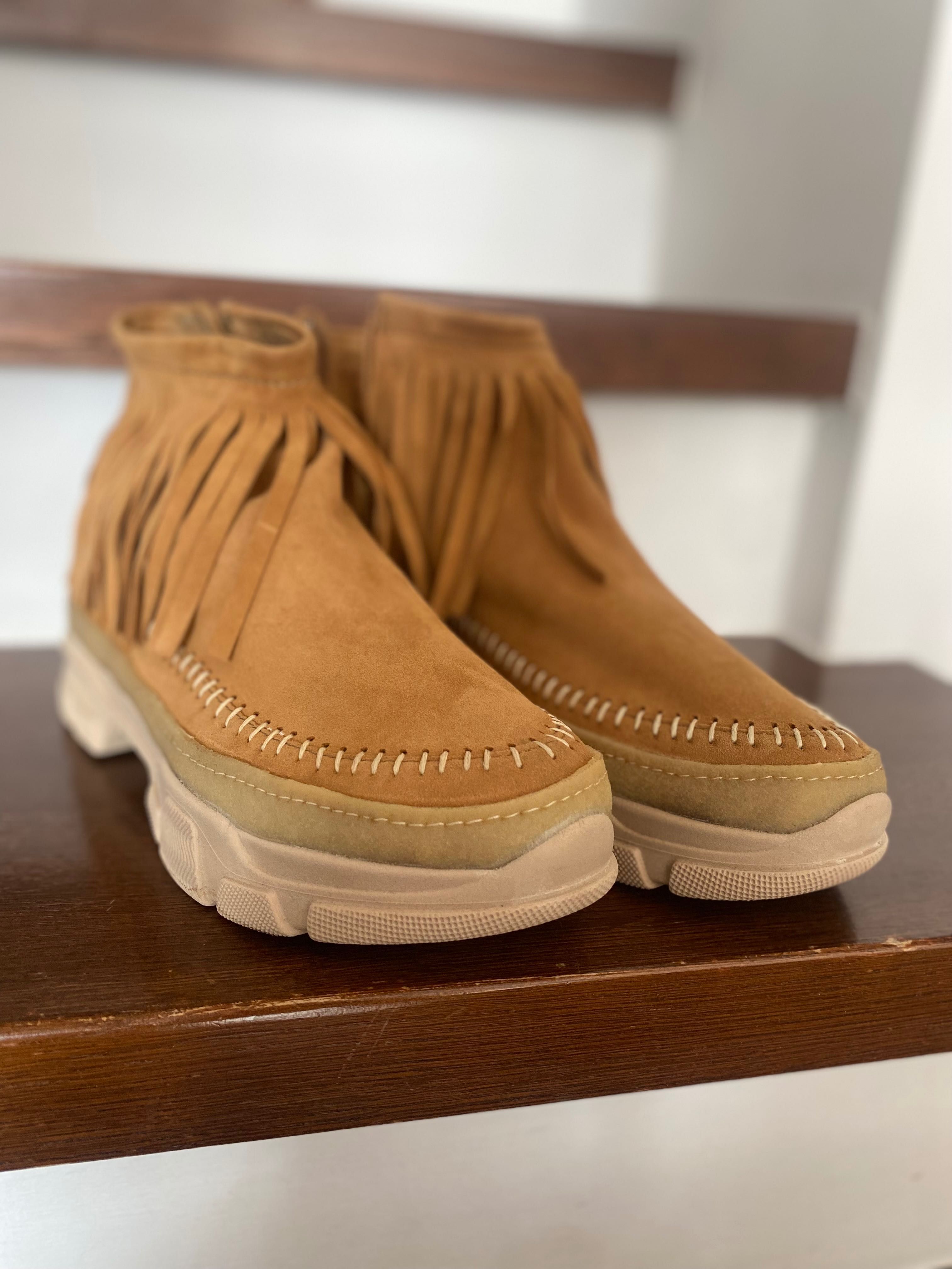 Buty z naturalnych materiałów Laidback London skórzane trzewiki