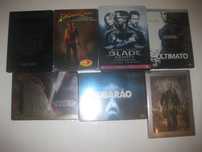 7 DVDs Novos e Duplos em Caixa Steelbook