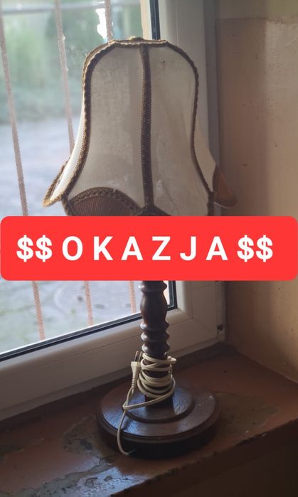 Tanio!Lampa stołowa w stylu kolonialnym