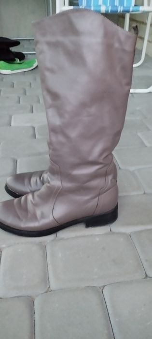 Продам чоботи шкіряні,зимові