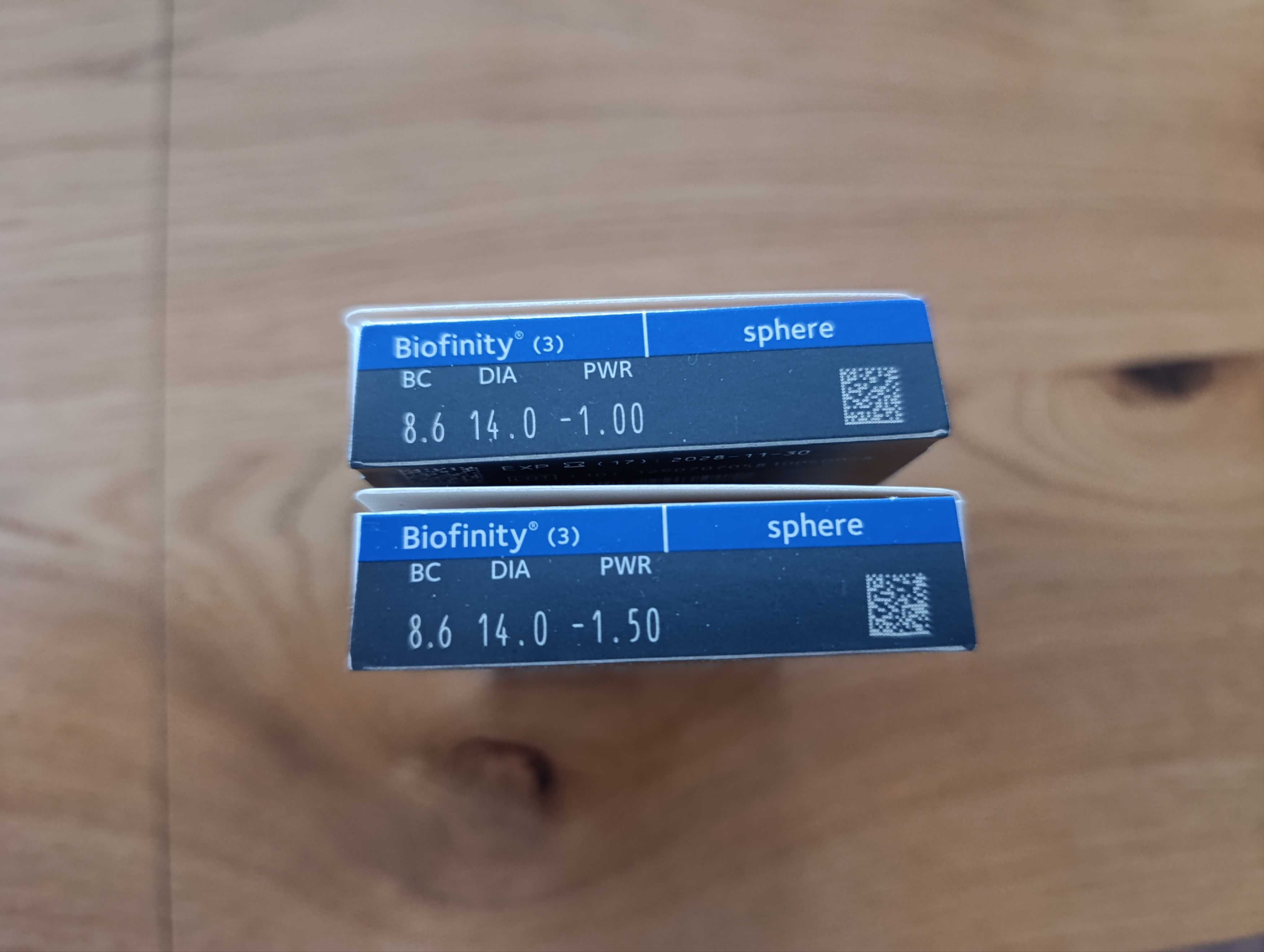 Soczewki kontaktowe biofinity -1.50