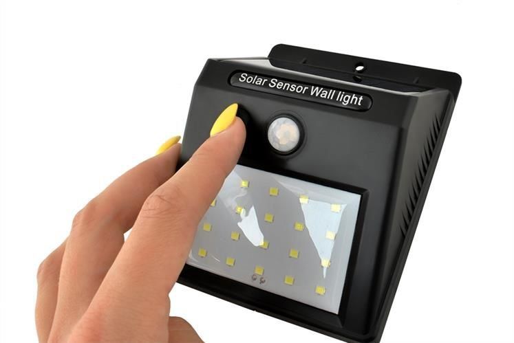 Candeeiro Luz solar LED Sensor de movimento para exterior Novos