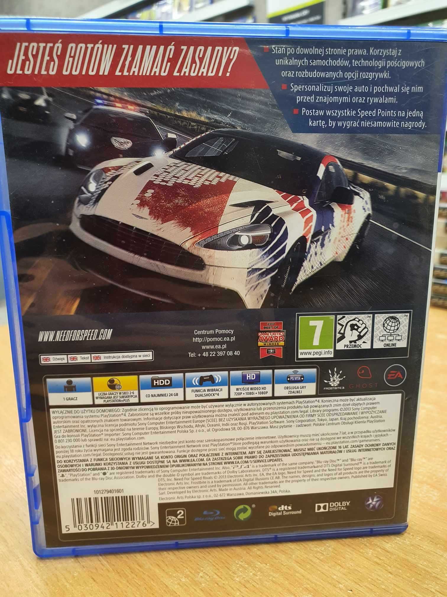 Need for Speed Rivals NFS PS4 Sprzedaż/Wymiana/Skup Lara Games