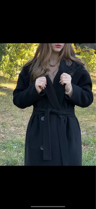 Пальто Miss Diamond чорне