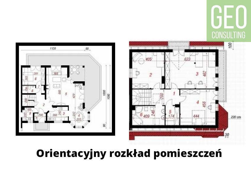 Większy dom wolnostojący z garażem wolnostojącym
