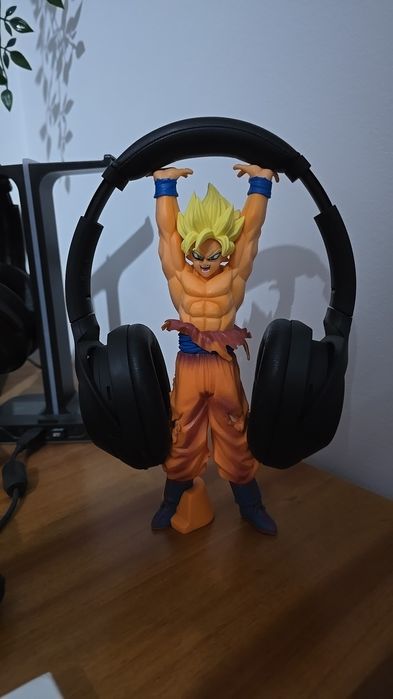 Dragon Ball Super Figura Super Sayin Suporte Headphones