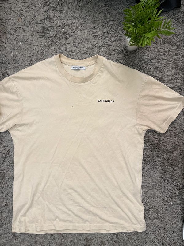 T-shirt Balenciaga L bege