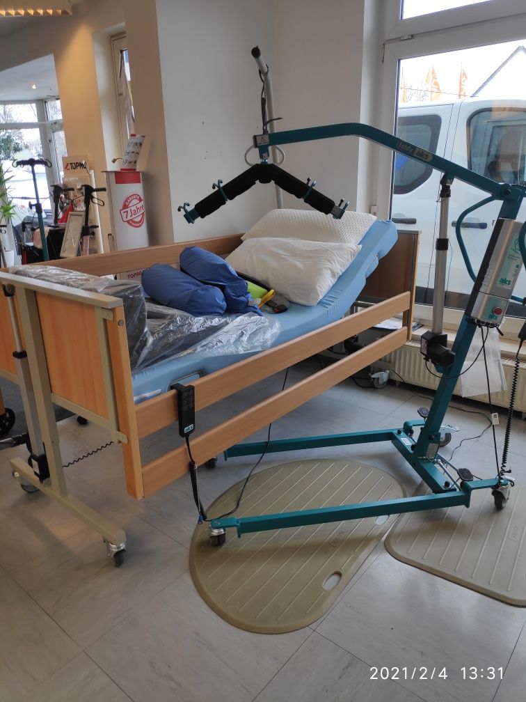 Łóżko rehabilitacyjne Aks materace