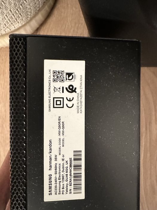 Soundbar Samsung harman/kardon q90