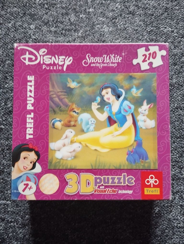 Puzzle 3D 2 razy 210 Disney Królewna Śnieżka