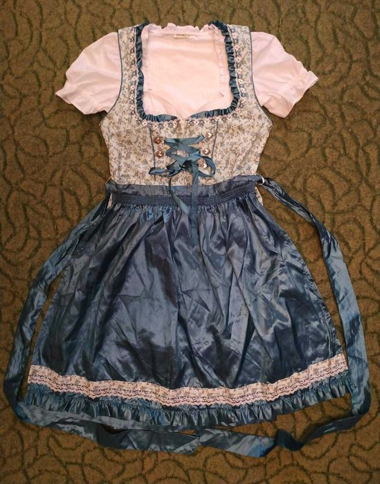 Карнавальное платье немецкой девушки на Октоберфест, размер М