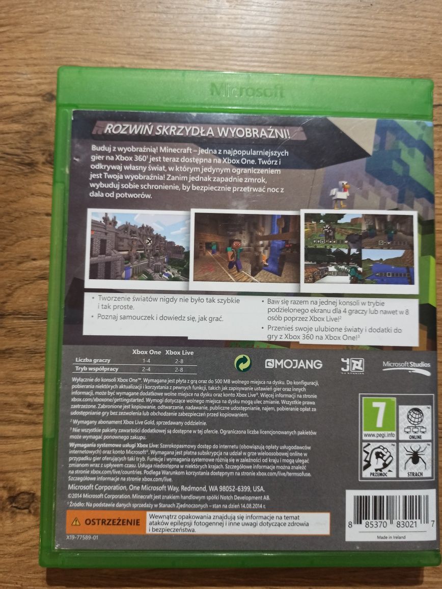Minecraft Xbox one edition