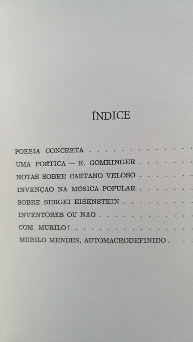 PORTES GRÁTIS Livro Semiótica e Nova Poética 1982