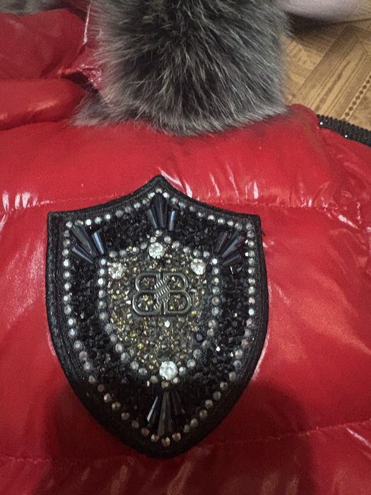 Kurtka Balenciaga z naturlanym futrem z lisa