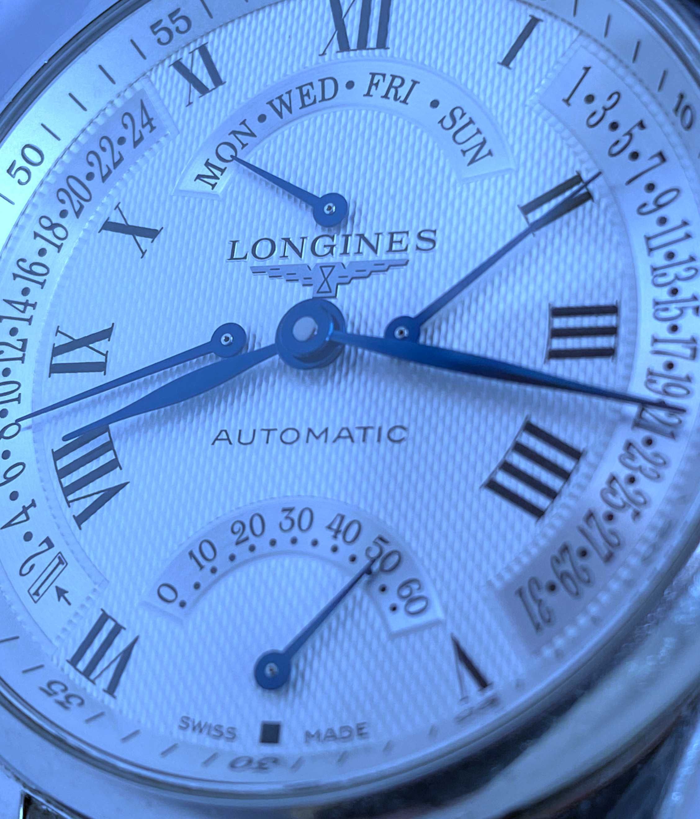 Zegarek męski Longines Master Collection Retrograde Automatic L2.717.4