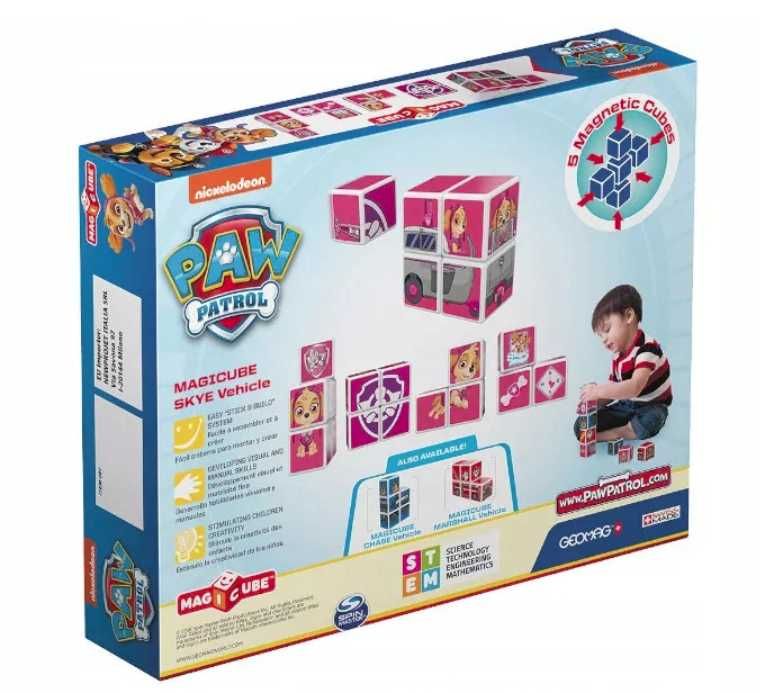 Geomag Magicube Klocki magnetyczne Psi Patrol Skye pojazd 055506