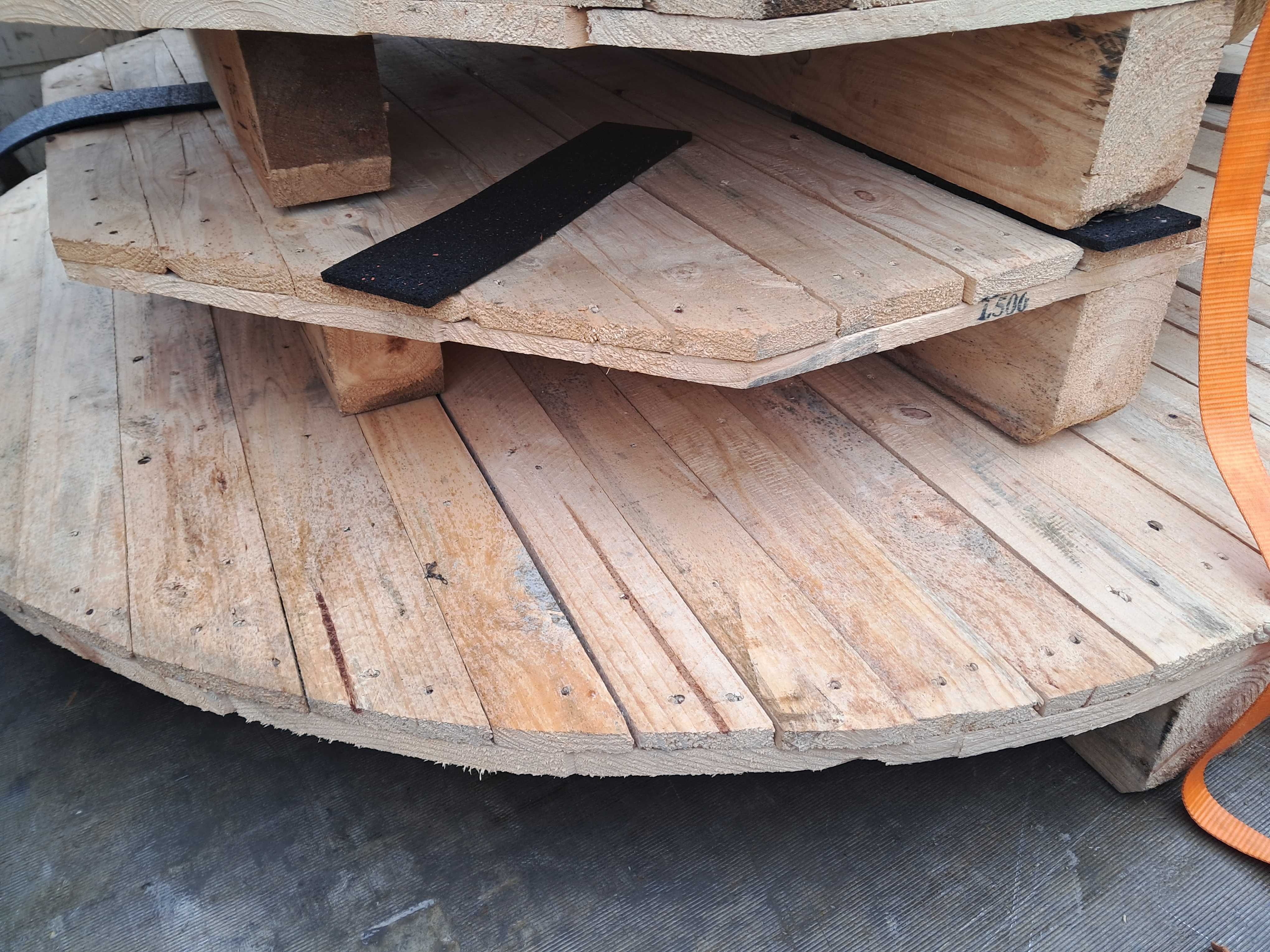 stół stolik pomocnik blat drewno loft fi150-210