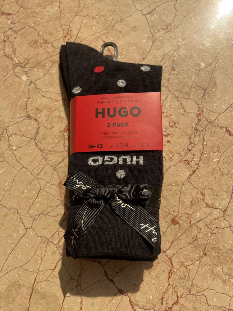 Hugo Boss оригінал подарунковий набір шкарпеток дві пари жіночі