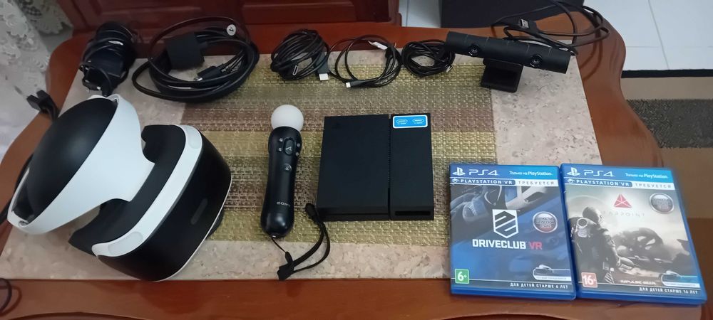 Ps4 óculos VR + comando move + câmara