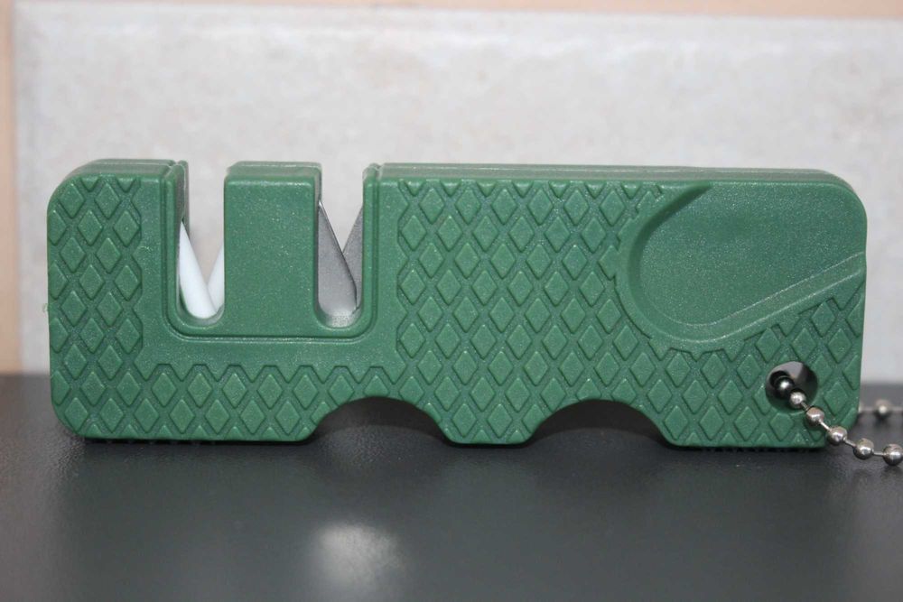 Точилка, точило для кухоних, туристичних ножів 2в1 вольфрам + кераміка