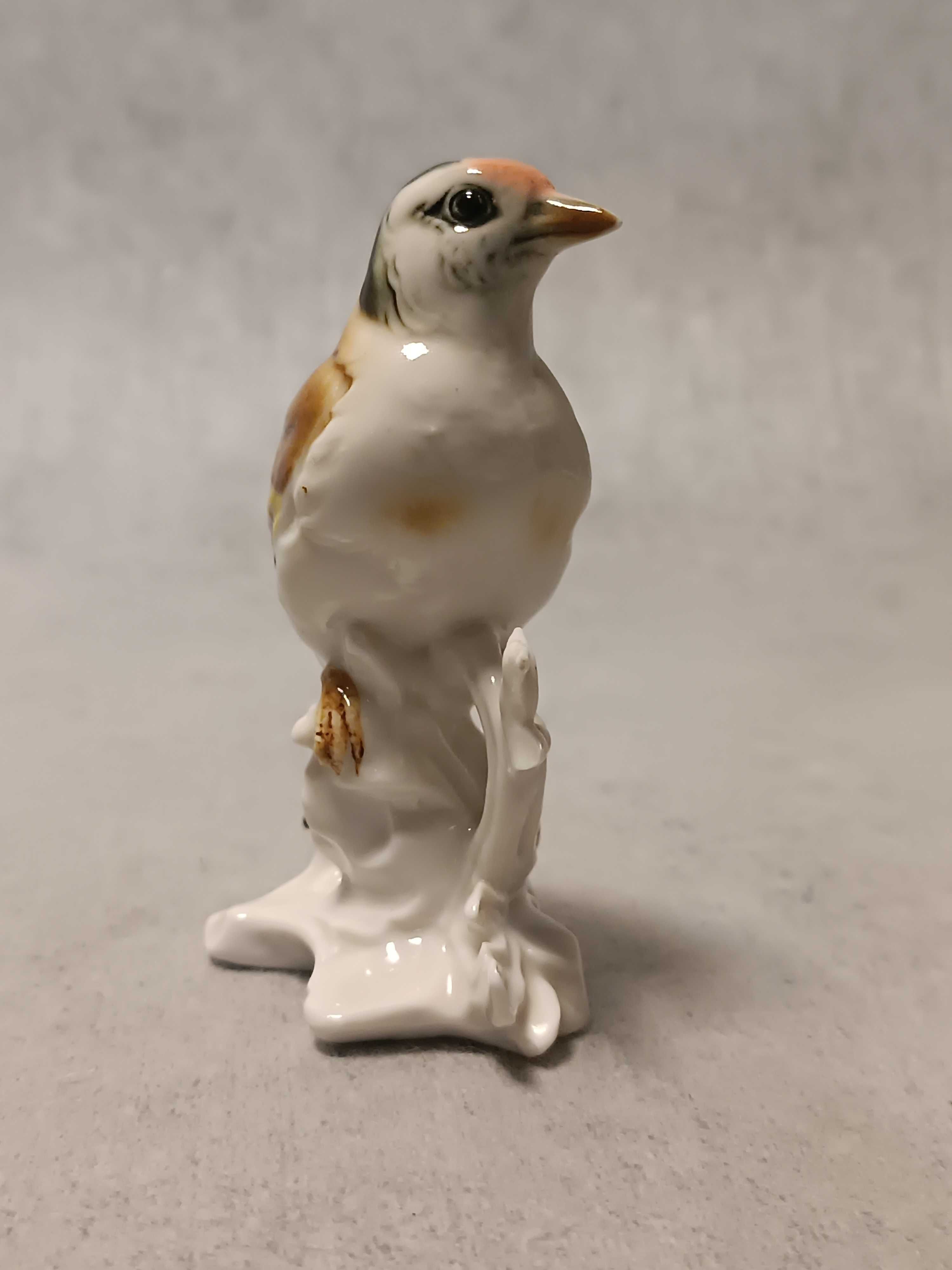 KARL ENS Porcelanowy Ptak Szczygieł VOLKSTEDT Niemcy